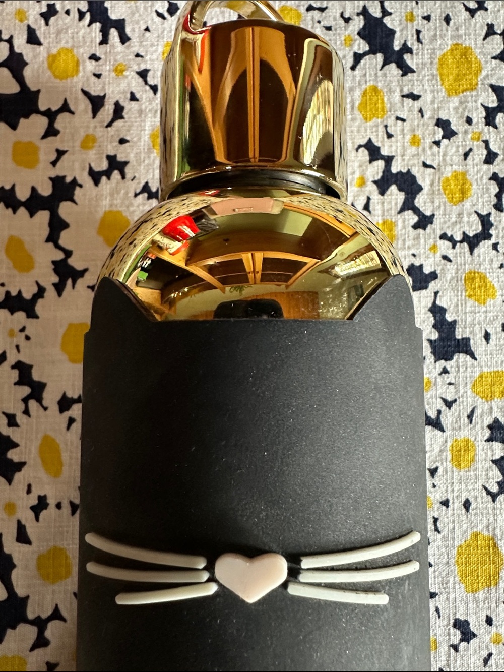 Kate Spade Bundle Tiger Eye Suede Lined Kitty Bag & Kitty Thermos - Picture 4 of 7